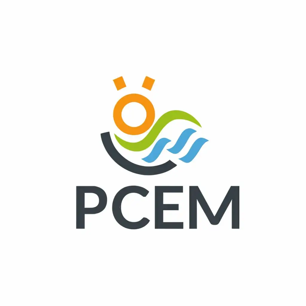 a logo design,with the text "PCEM", main symbol:clean energy,Moderate,clear background