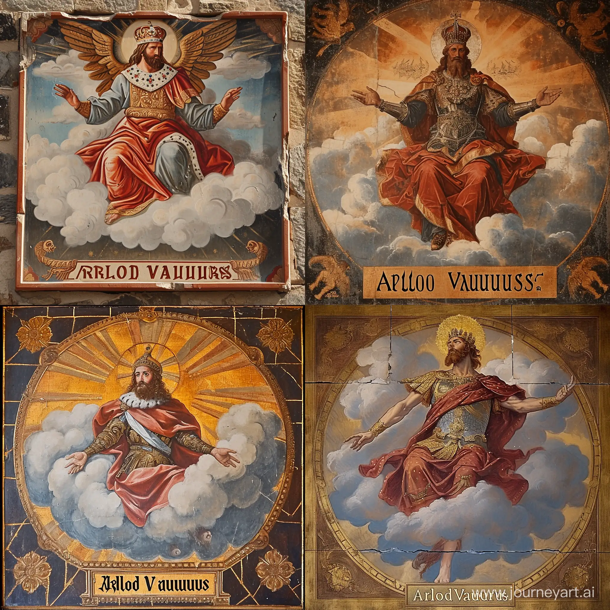 Arlod-Vaurust-Ancient-Style-Royal-Portrait-Above-the-Clouds