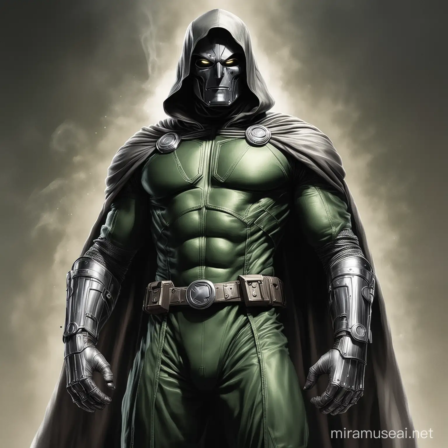 Colorful Gay Dr Doom Cosplayer