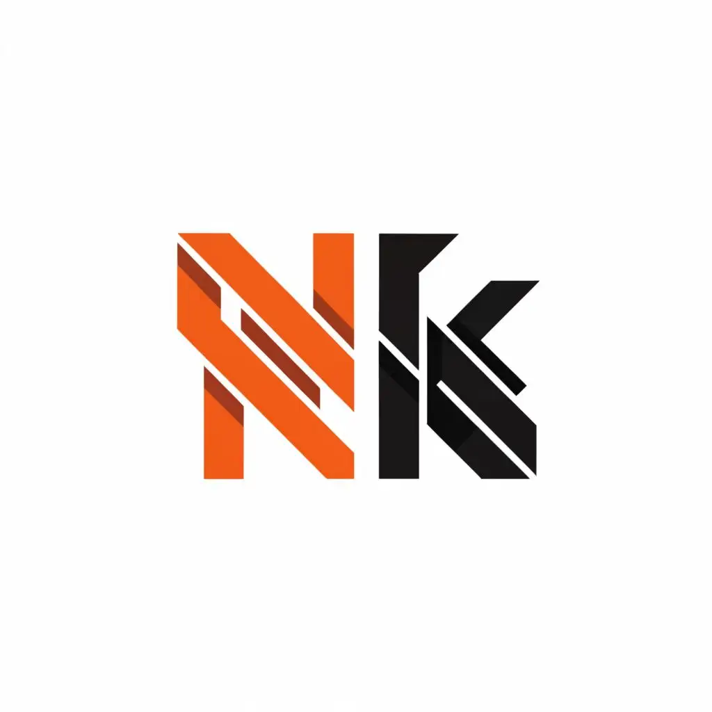 a logo design,with the text "NK Groups", main symbol:unique,Moderate,clear background