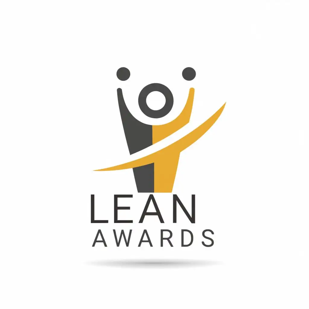 a logo design,with the text "Lean Awards", main symbol:Champion,Moderate,clear background