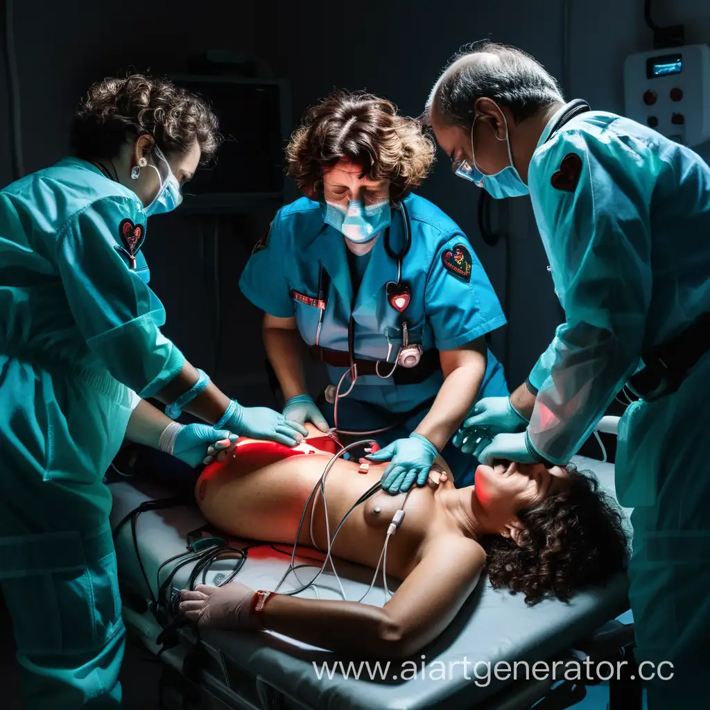 Emergency-CPR-by-Paramedics-for-Italian-Woman-with-ECG-Monitoring