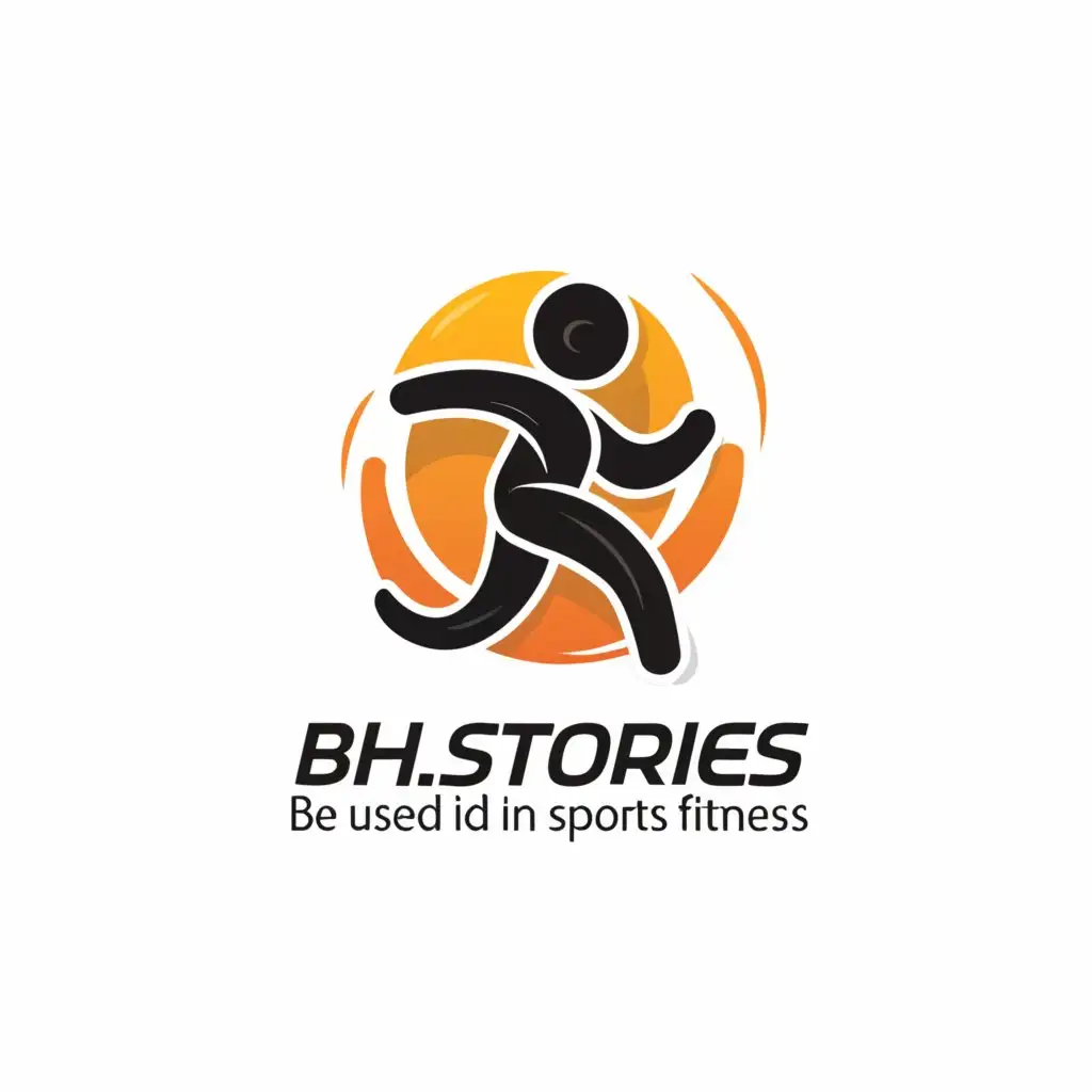 LOGO-Design-For-Bhstores-Dynamic-Text-with-Iconic-Sporty-Symbol