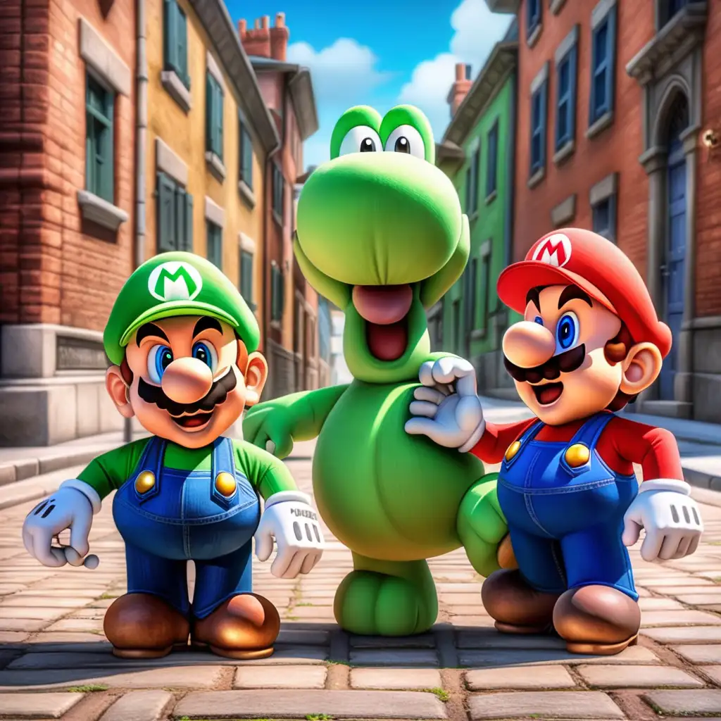 Pixars Upthemed Mario and Luigi Adventure