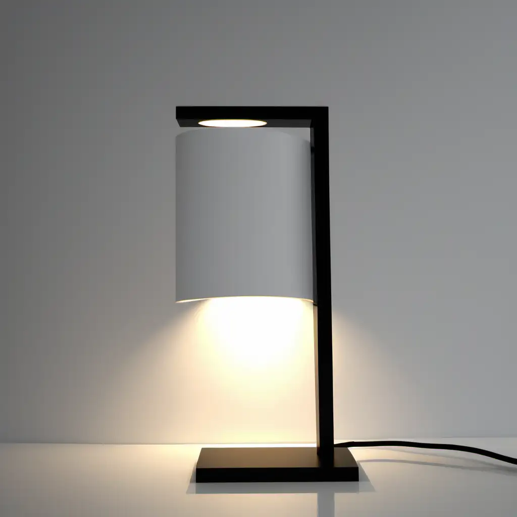 Modern Minimalist LED Table Lamp Illuminating Elegant Spaces