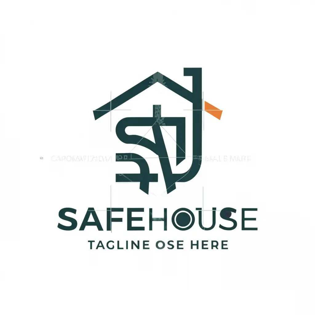a logo design,with the text "safehouse", main symbol:house,Moderate,clear background