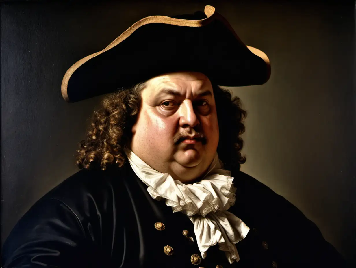 Cinematic Portrait of 17th Century French Merchant John Baptiste Tavernier
