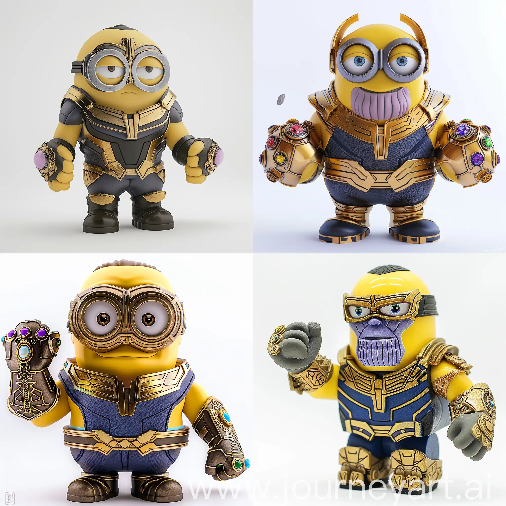 Minion-Cosplaying-as-Thanos-in-HighQuality-Detailed-Portrait