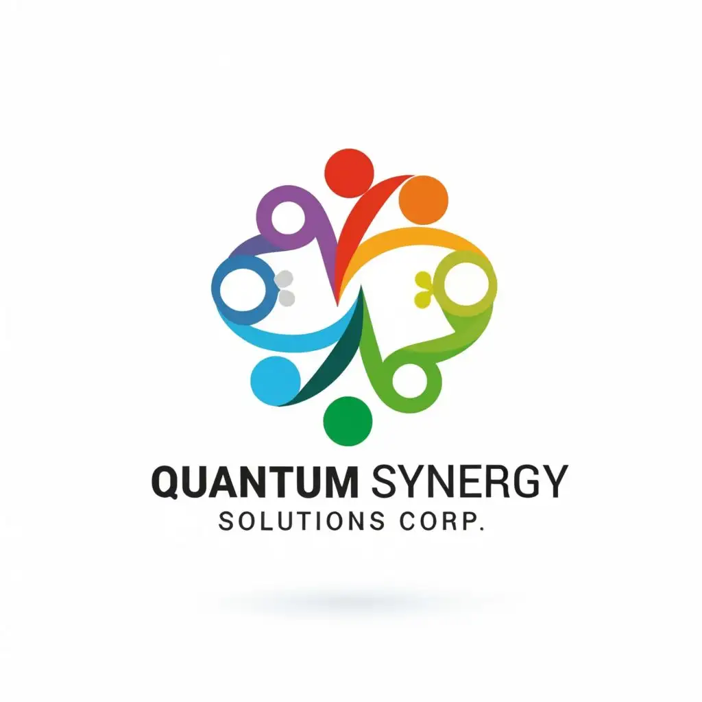 logo, team, with the text "QUANTUM SYNERGY SOLUTIONS CORP.", typography, be used in Internet industry