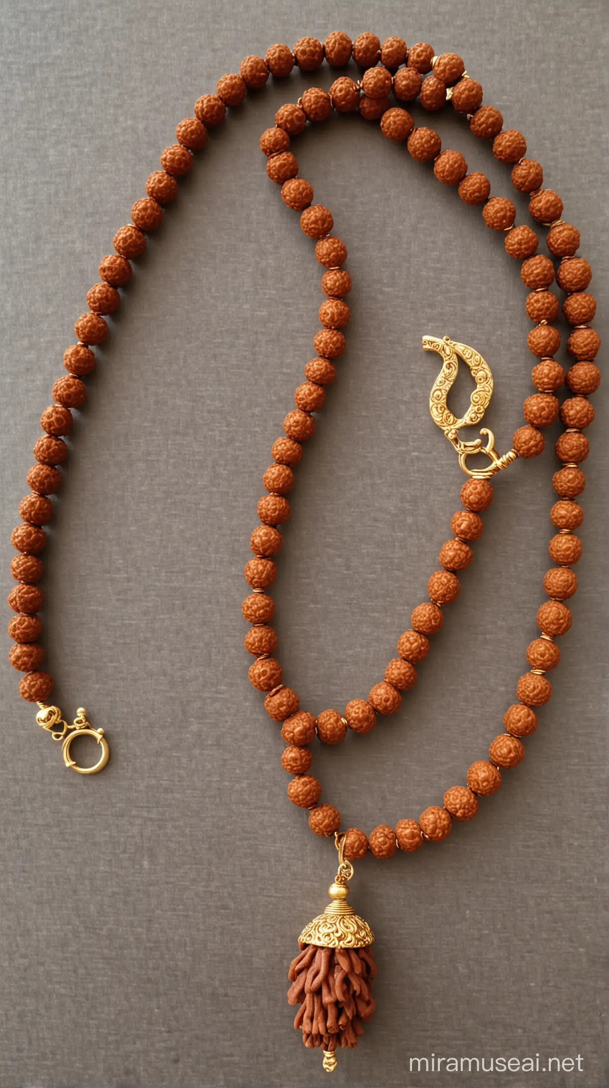 Rudraksha Meditation Beads A Symbol of Spiritual Devotion and Inner Peace