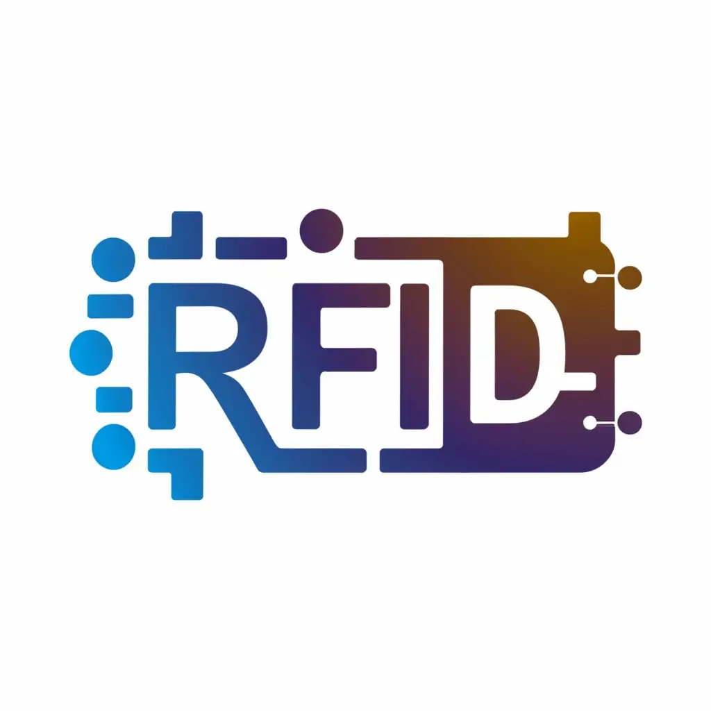 a logo design,with the text 'rfid', main symbol:Possible Tutorial and Drop-In Center Using RFID with SMS,Moderate,be used in Education industry,clear background