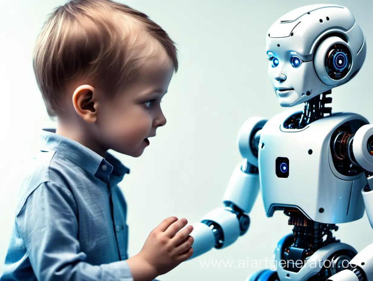 маленькие дети как искусственный интеллект роботы