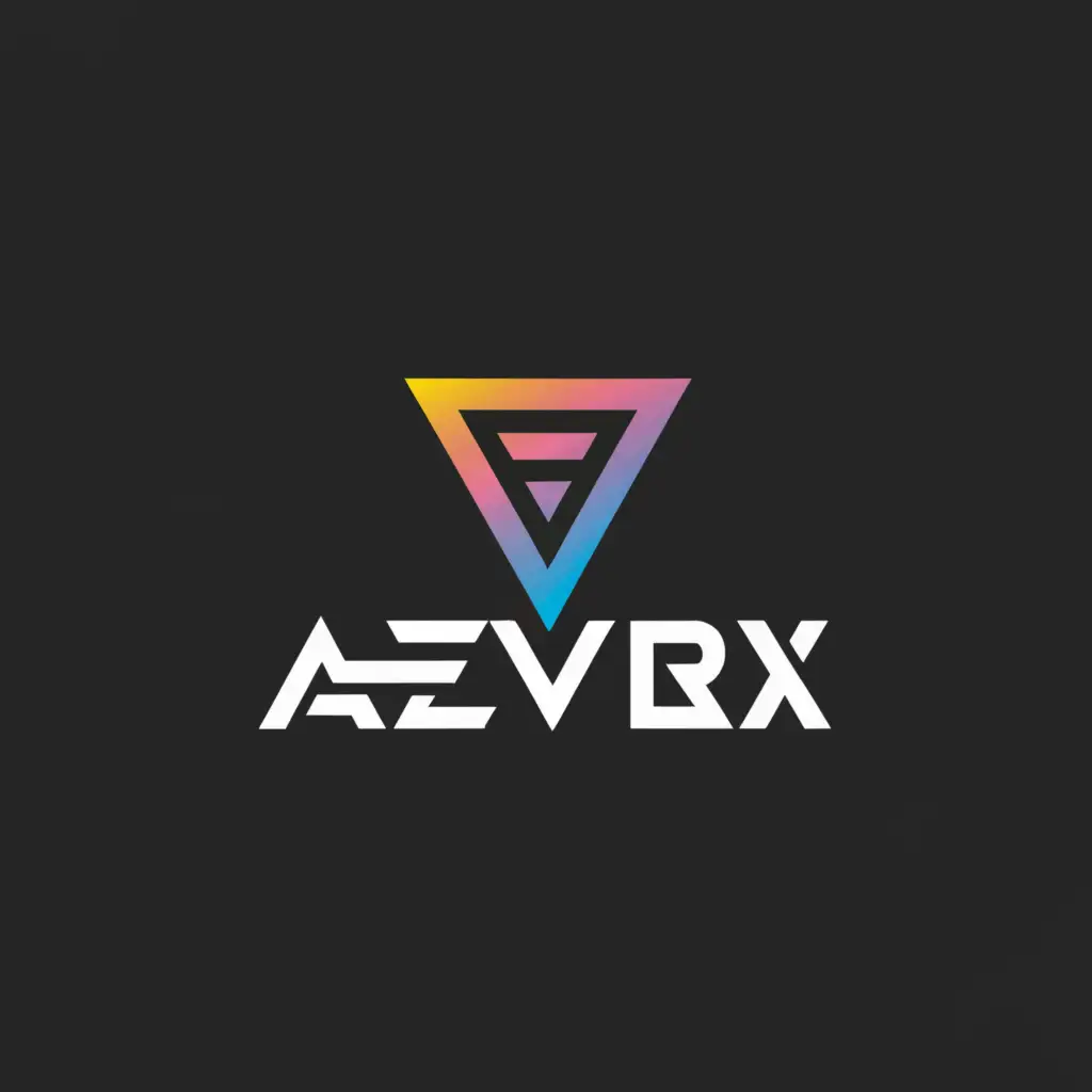 a logo design,with the text "aeverx", main symbol:triangle,Moderate,be used in Sports Fitness industry,clear background