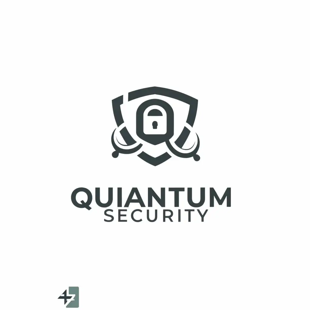 a logo design,with the text "Quantum Security", main symbol:shield lock cloud,Minimalistic,be used in Technology industry,clear background
