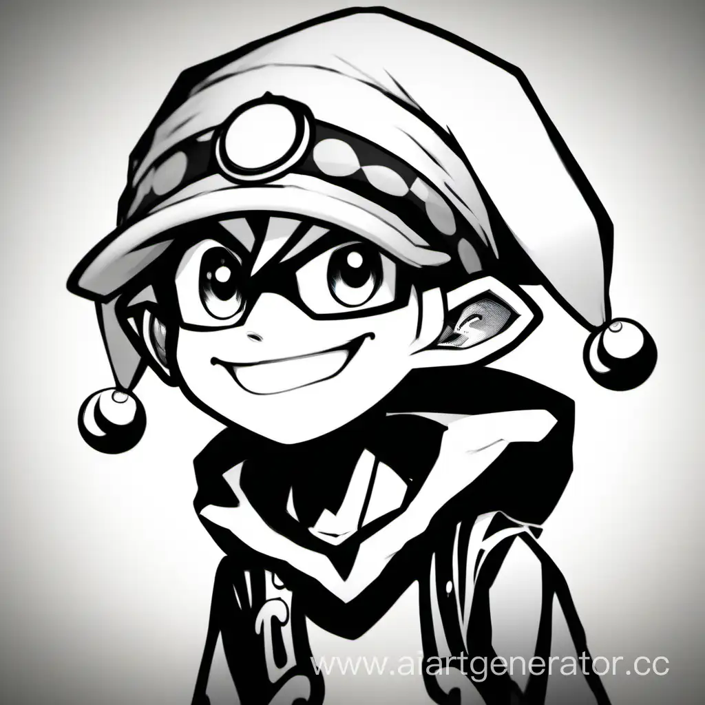 Cheerful-Jester-Inkling-Boy-with-Toothsome-Smile-Splatoon-Portrait