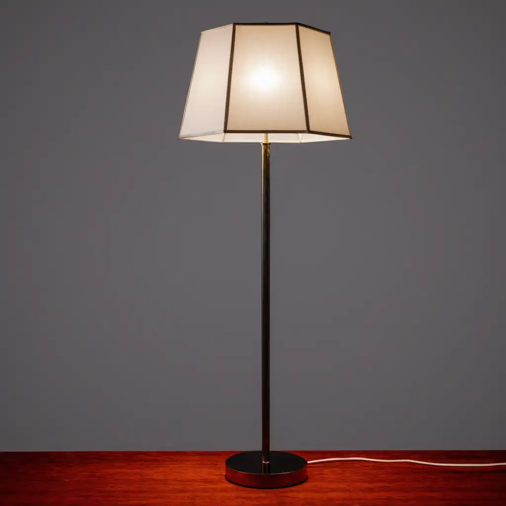 a standing lamp
