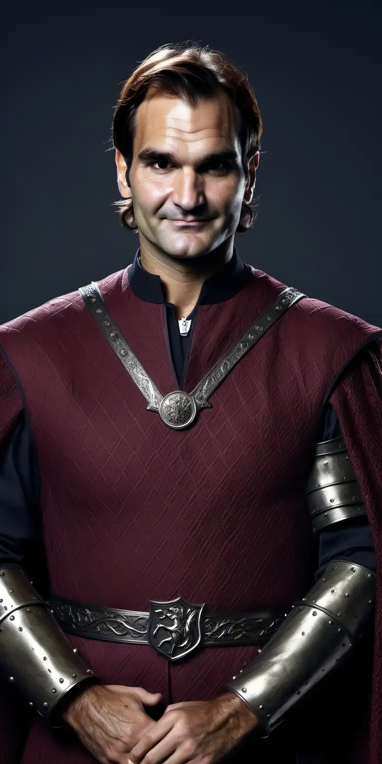 Roger Federer as game of thrones character