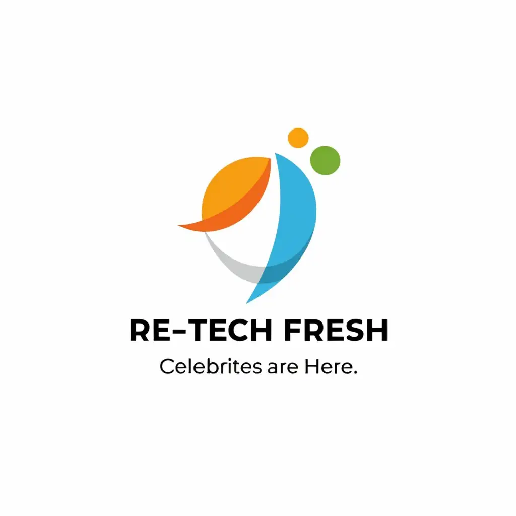 LOGO-Design-For-ReTechFreshBio-Celebrities-Minimalistic-Text-on-Clear-Background