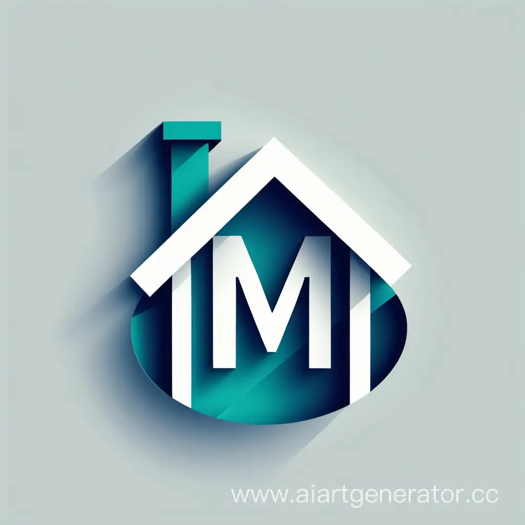 На логотипе изображена стилизованная буква M, напоминающая контуры крыши дома, что ассоциируется с недвижимостью. 

Для логотипа чата о недвижимости с буквой M можно использовать цвета, которые ассоциируются с недвижимостью и профессионализмом. Некоторые подходящие цвета могут быть:

Если вы хотите использовать яркие цвета в логотипе чата о недвижимости с буквой M, то, например, можно рассмотреть следующие варианты:

Белый: символизирует чистоту, свет и простоту, а также может придавать воздушность и открытость вашему логотипу.