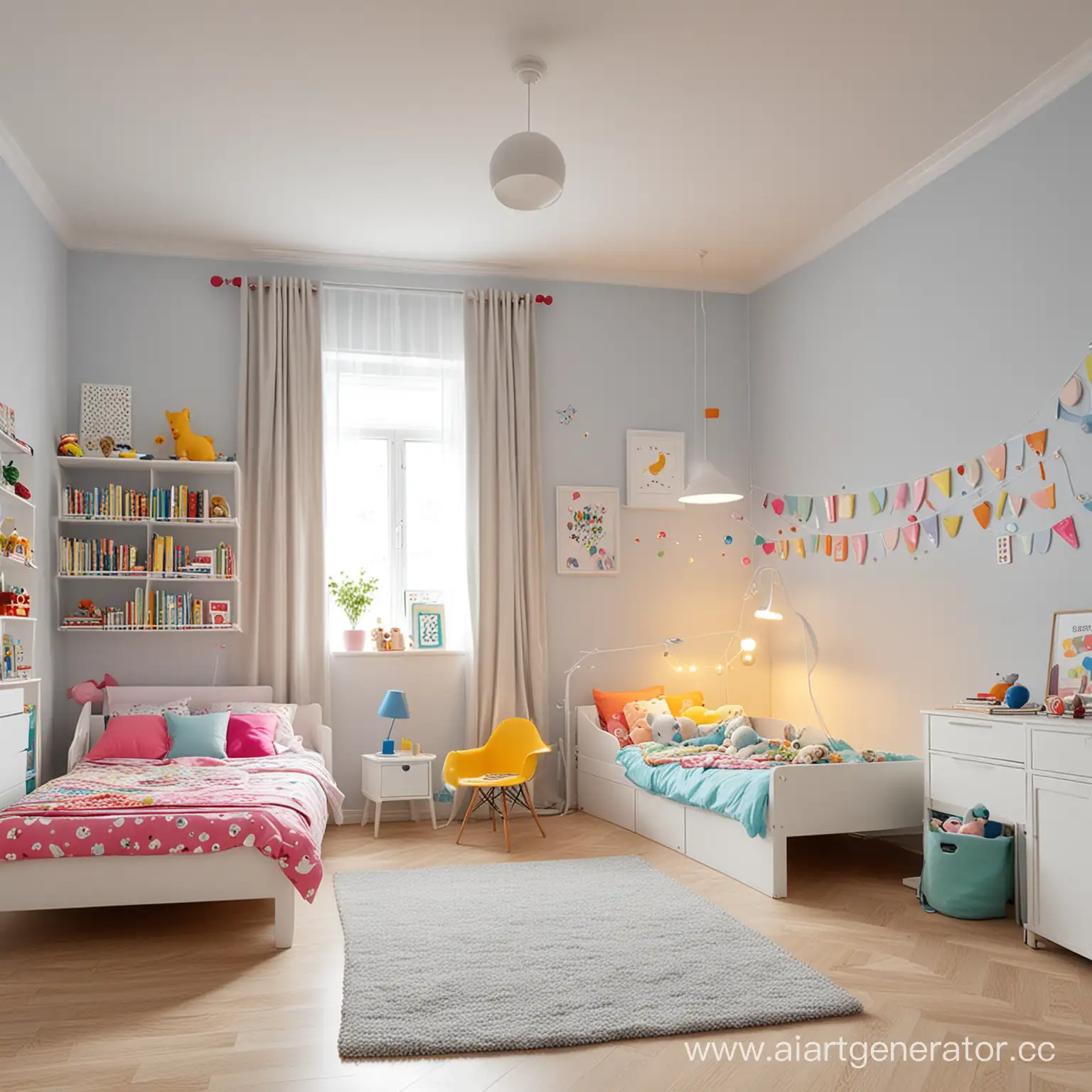 Vibrant-Childrens-Room-with-Playful-Decor-and-Toys