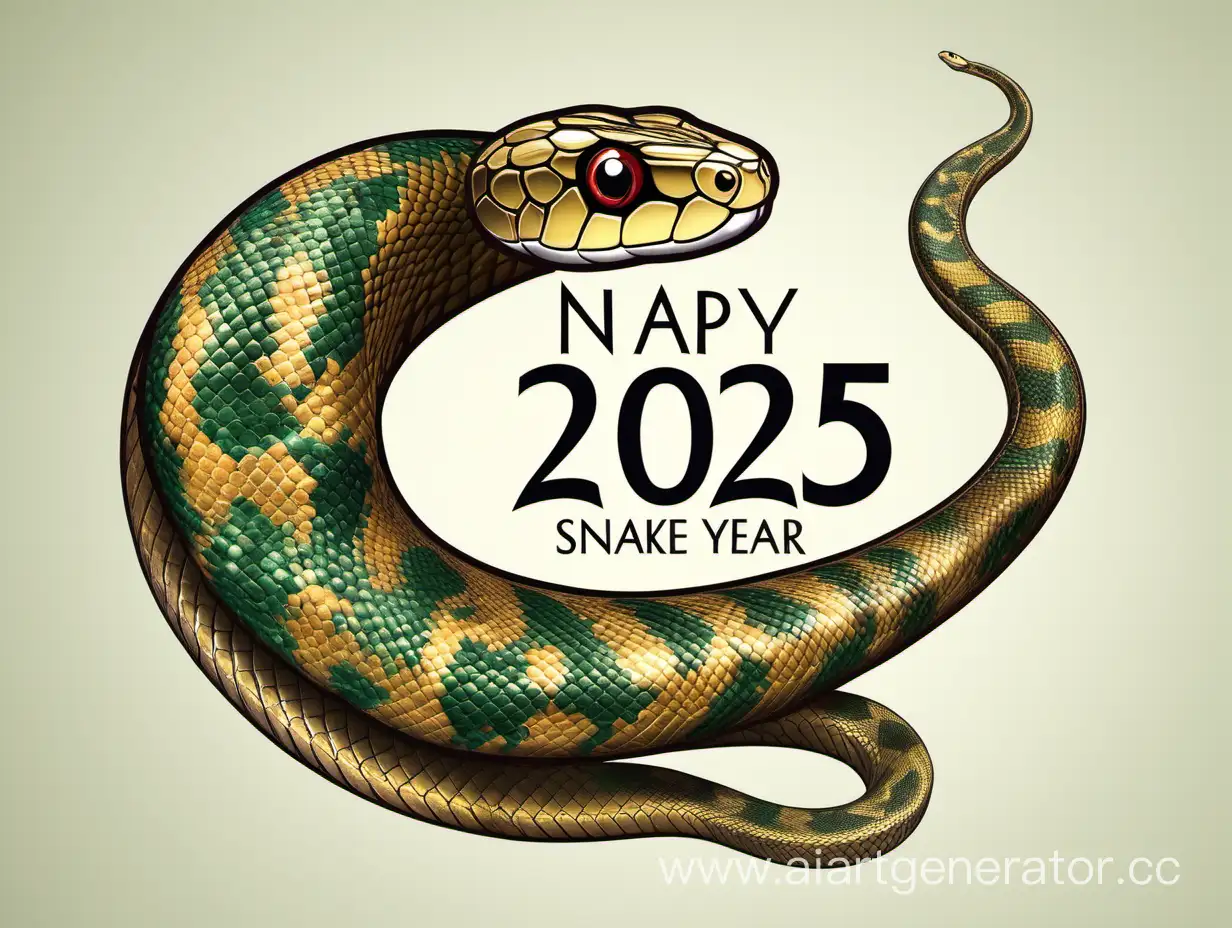 Elegant-New-Years-Snake-2025-Vibrant-Celebration-of-a-Stylish-Serpent