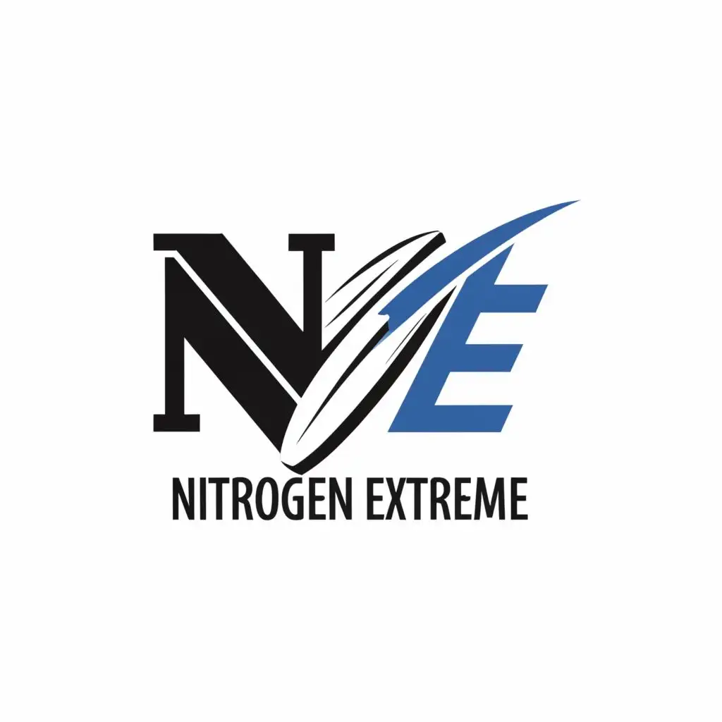 logo, N2E, with the text "NITROGEN EXTREME", typography black screen