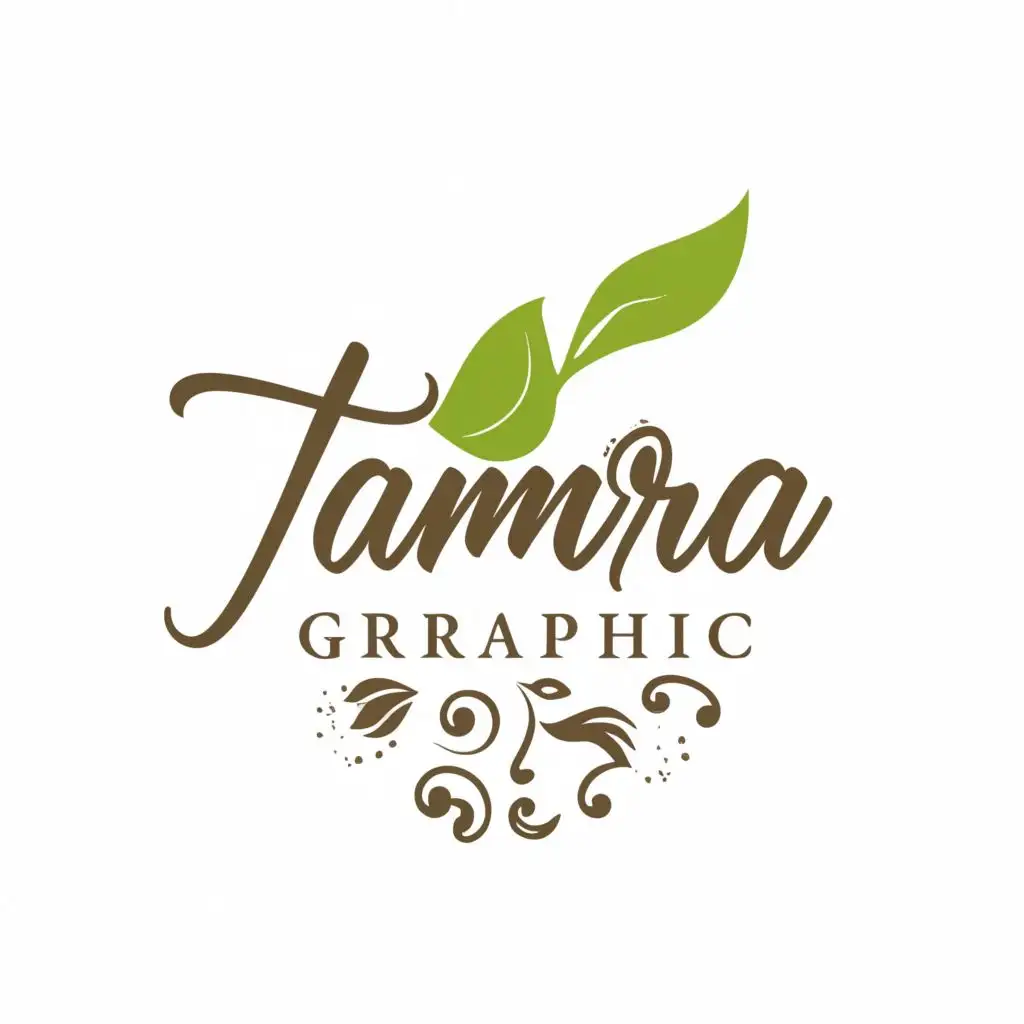 logo, life, with the text "Tamara graphic", typography, be used in Restaurant industry