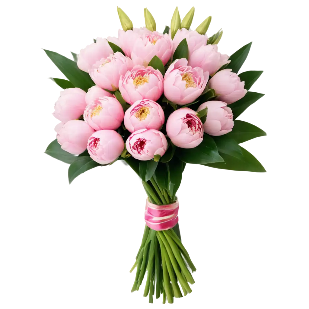 PINK PEONEY FLOWER BOUQUET