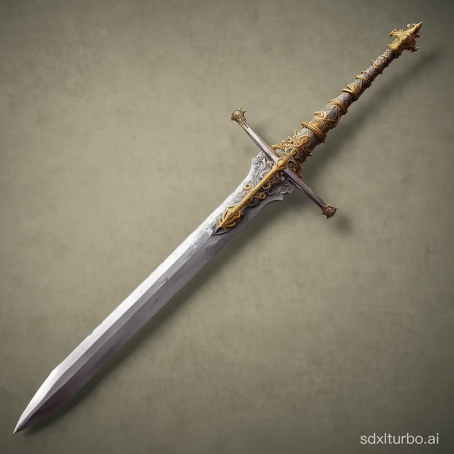 Excalibur-Sword-Illustration-for-Childrens-Game-Avventura-Grafica