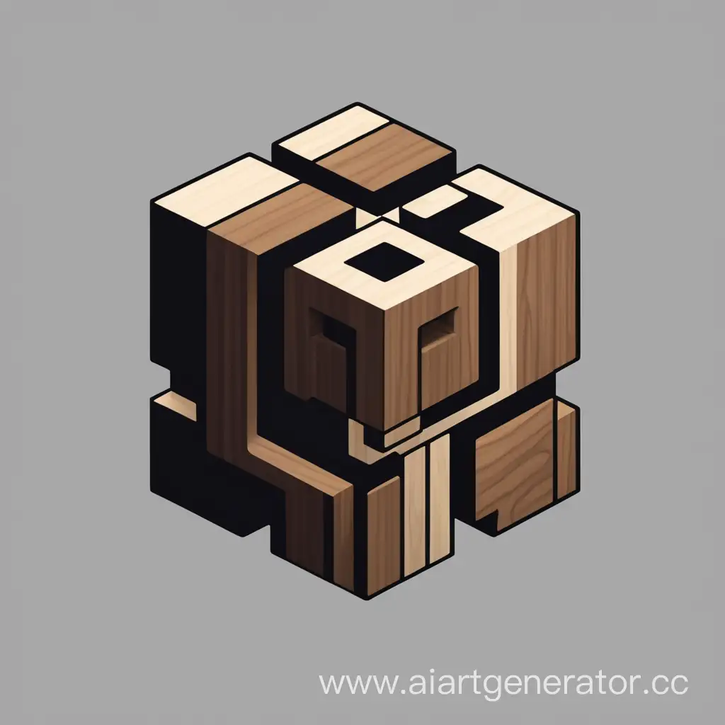 Minimalist-Minecraft-Block-Bank-Logo-Darkwood