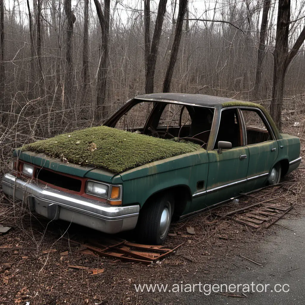 Rustic-Abandoned-Car-in-Overgrown-Wilderness