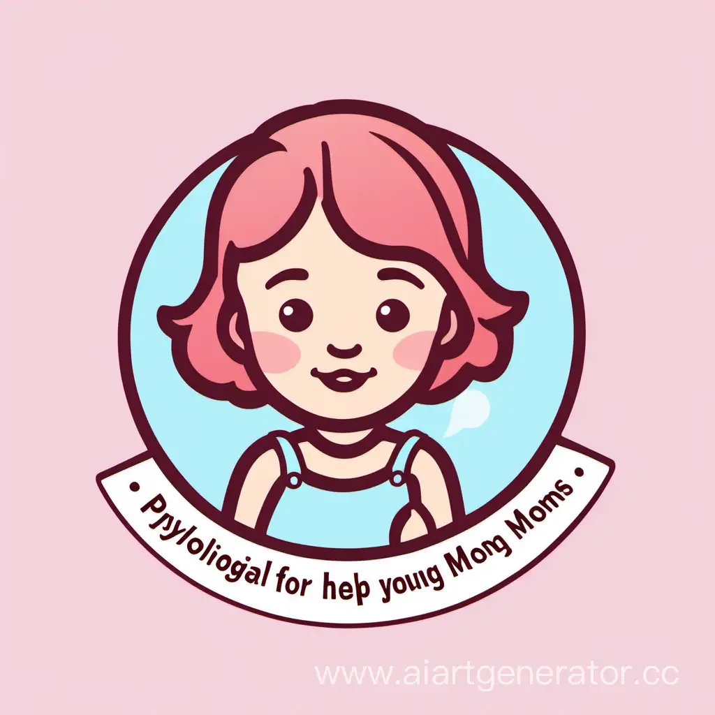 логотип телеграмм-канала "психологическая помощь для молодых мам"