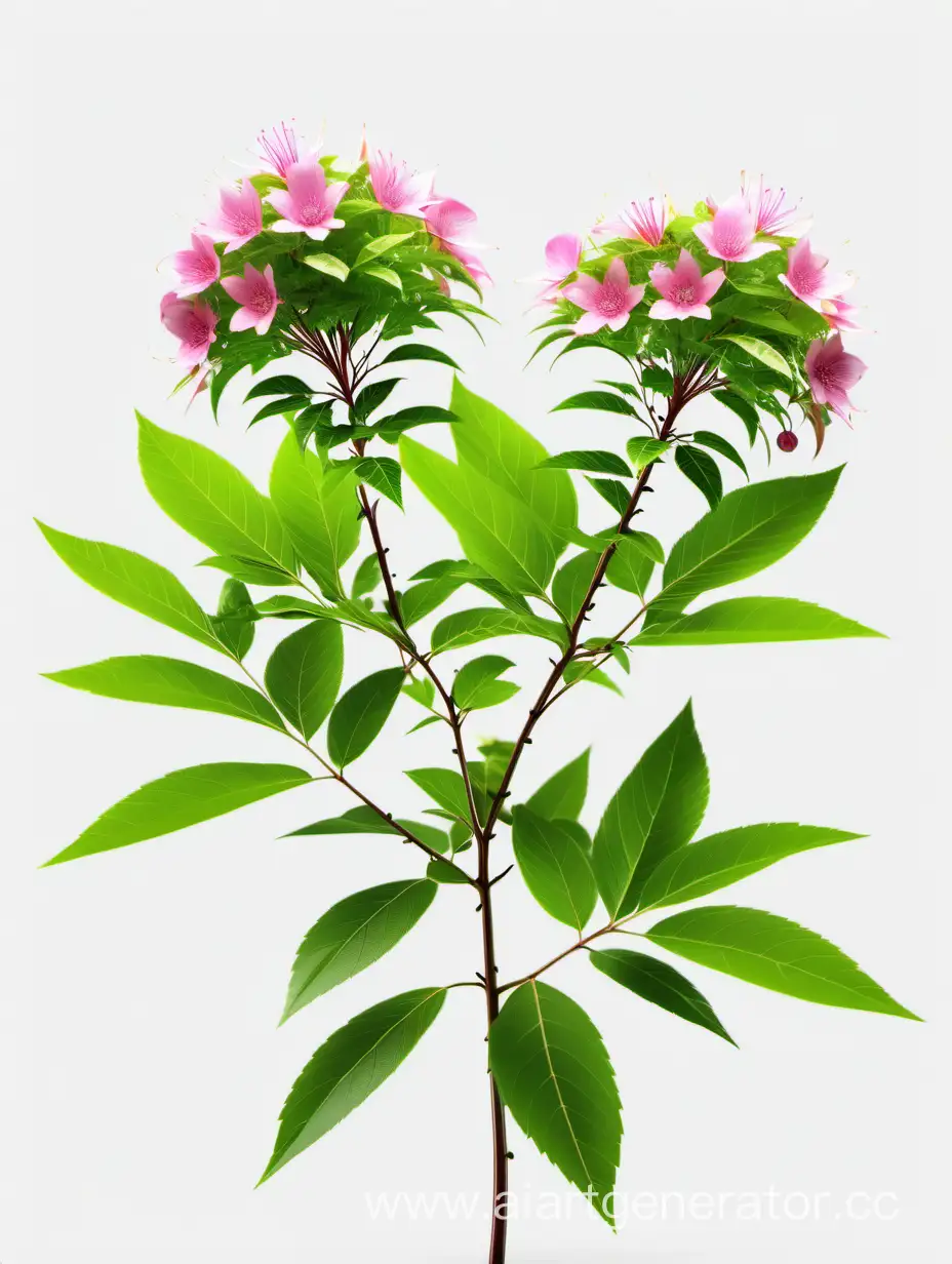 Vibrant-Wild-Flowering-Shrubs-Big-Blooms-in-8K-with-All-Focus-on-Natural-Fresh-Green-Leaves
