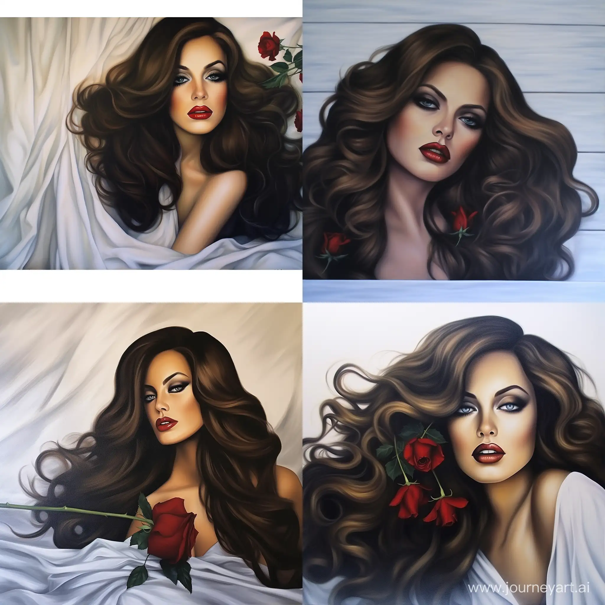 Passionate-Woman-with-Red-Rose-Petals-and-Blindfold-on-Silk-Sheets