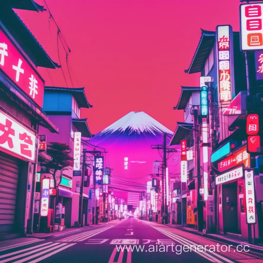 Ethereal-Japanese-Cityscape-with-Glitch-Aesthetic-and-Musical-Vibes