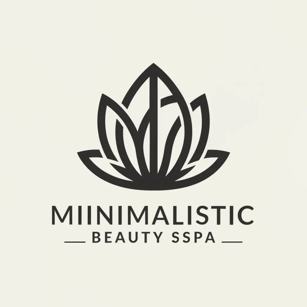 a logo design,with the text "Minimalistic", main symbol:Minimalistic,complex,be used in Beauty Spa industry,clear background