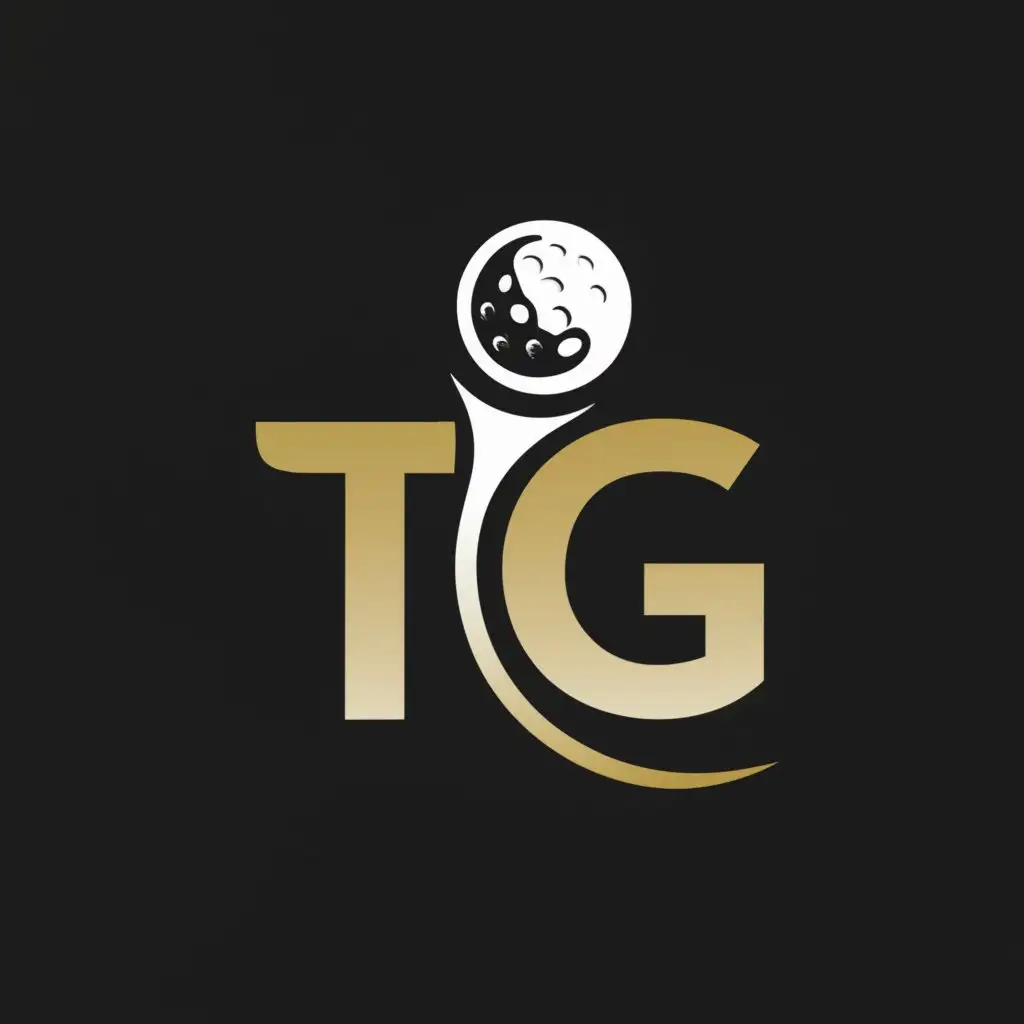 a logo design,with the text "ITG", main symbol:A GOLF TEE AND GOLF BALL.  CREATE A VECTOR LOGO WITH AN I, A T, AND A G,complex,be used in Sports Fitness industry,clear background