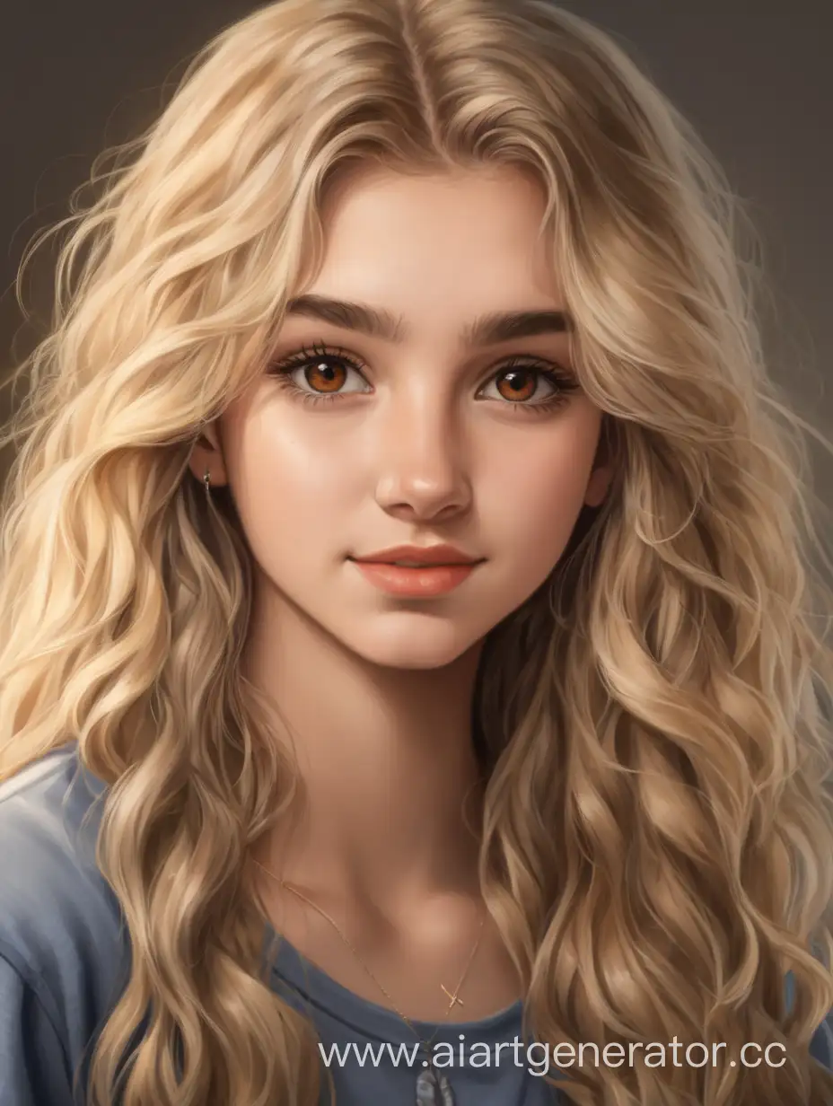 Graceful-23YearOld-Woman-with-Enchanting-Brown-Eyes-and-Flowing-Blonde-Hair