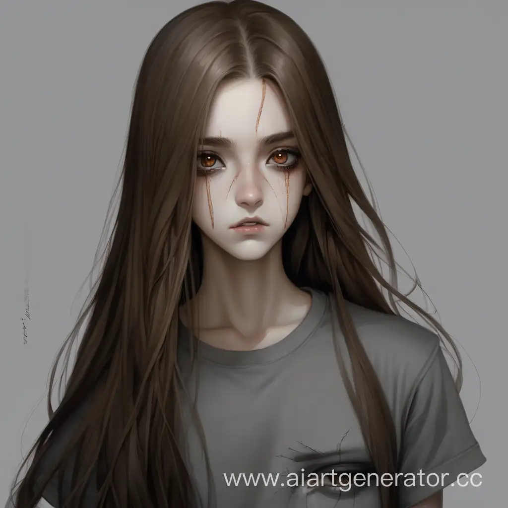 Mysterious-Girl-with-Long-Brown-Hair-and-Black-Eyes