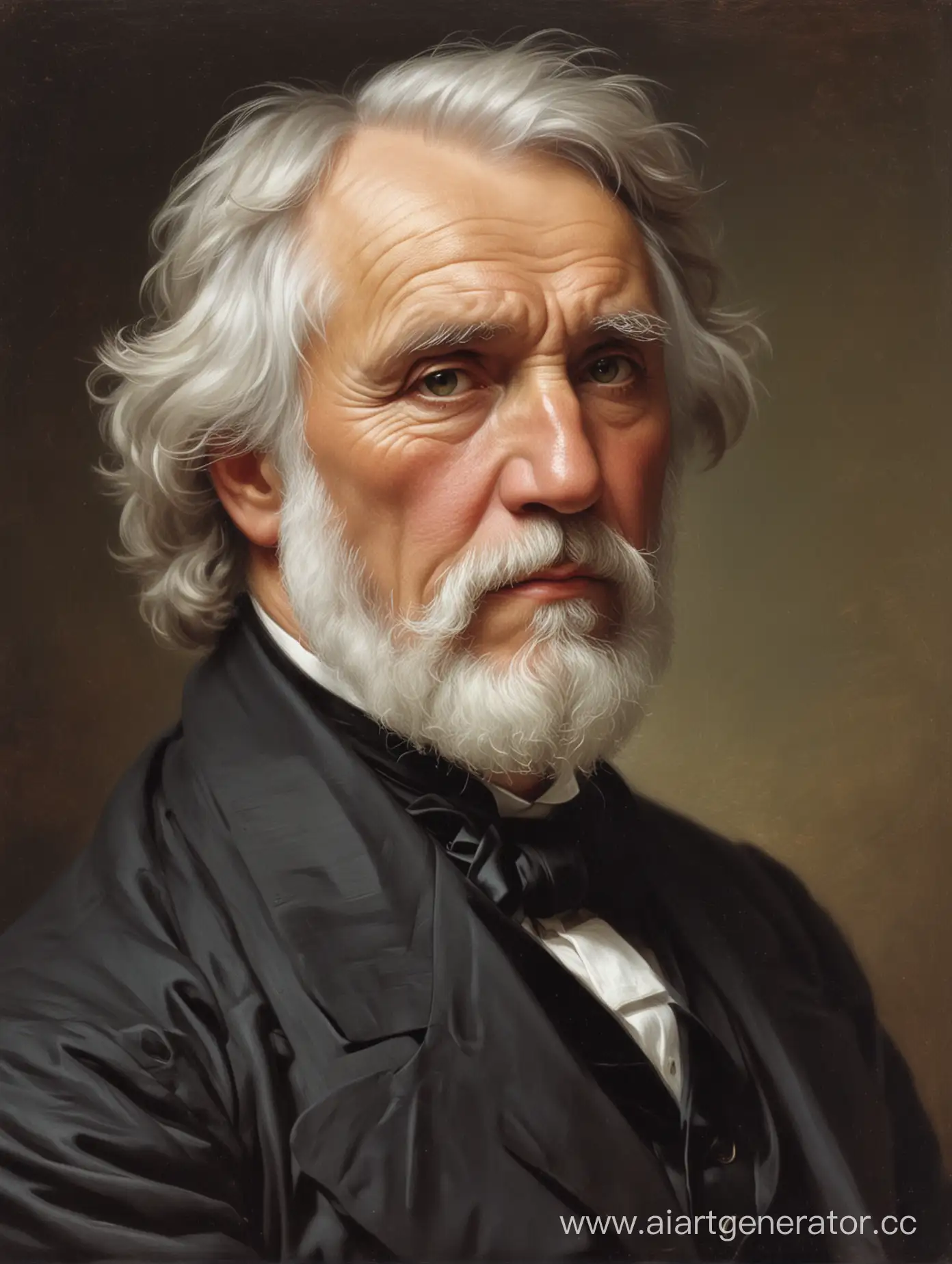 Famous-Russian-Writer-Ivan-Turgenev-in-a-Classical-Setting