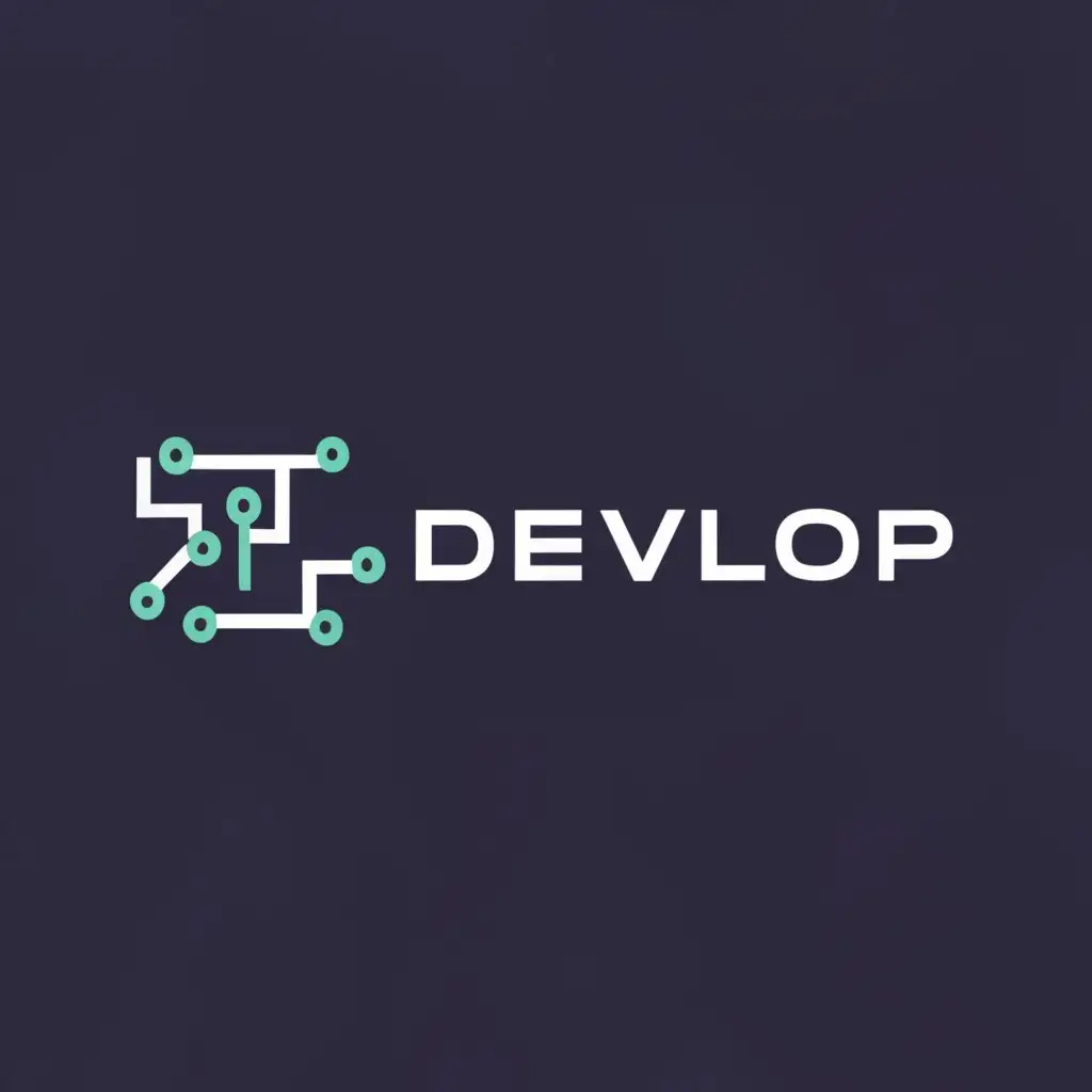 a logo design,with the text "Develop", main symbol:modern,Moderate,be used in Technology industry,clear background