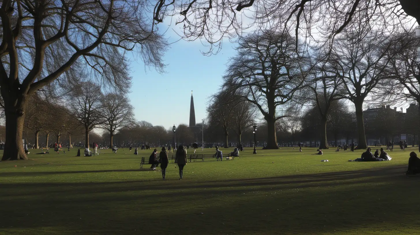Tranquil Day at Clapham Common Park