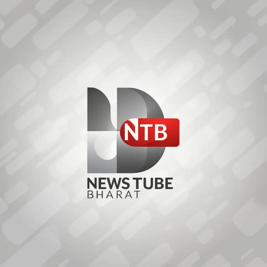 LOGO-Design-For-NEWS-TUBE-BHARAT-Clean-and-Modern-N-T-B-Symbol-on-Clear-Background