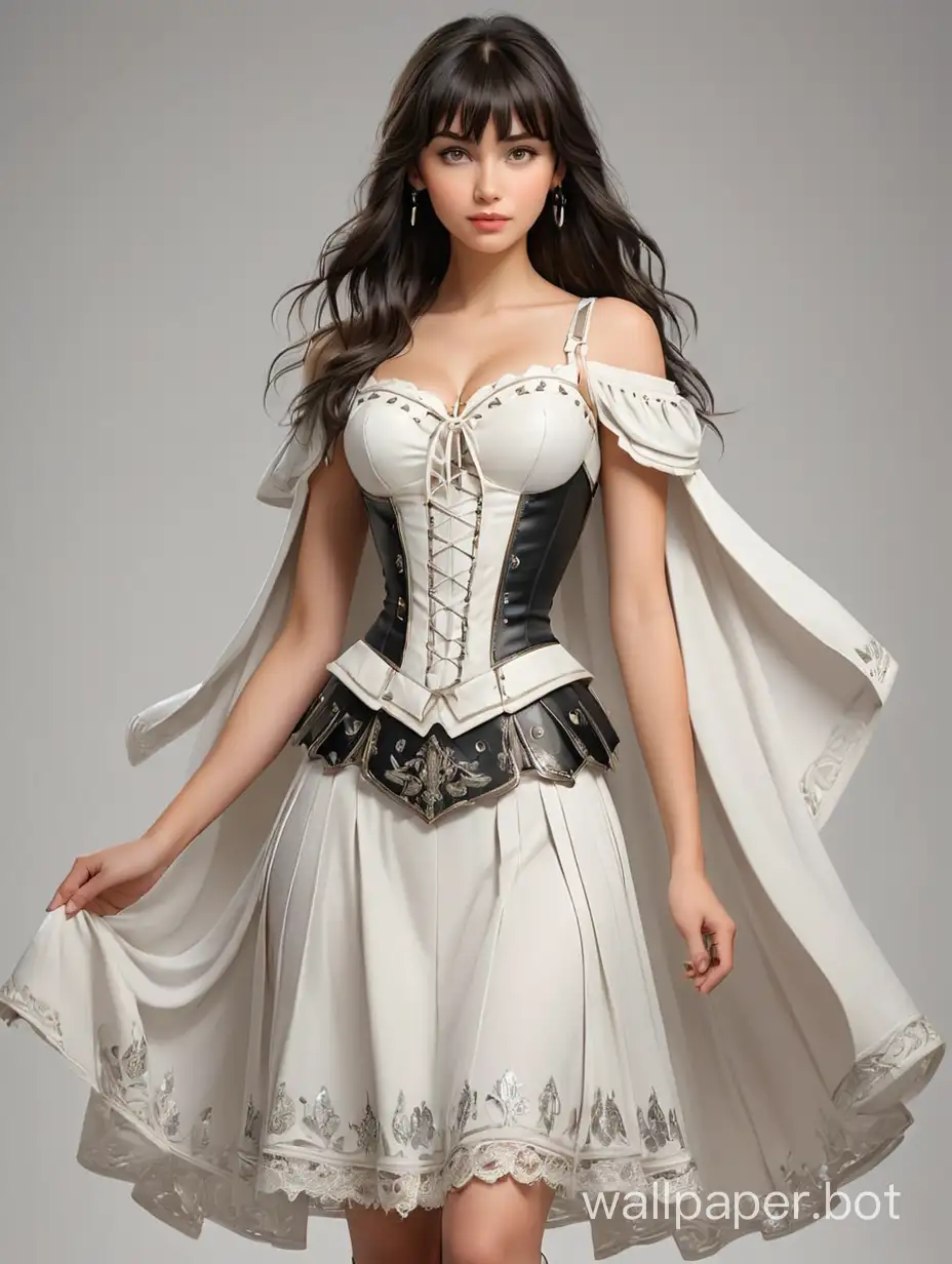 Scandinavian-Goddess-Irina-Chashchina-in-Bustier-and-Metallic-Skirt