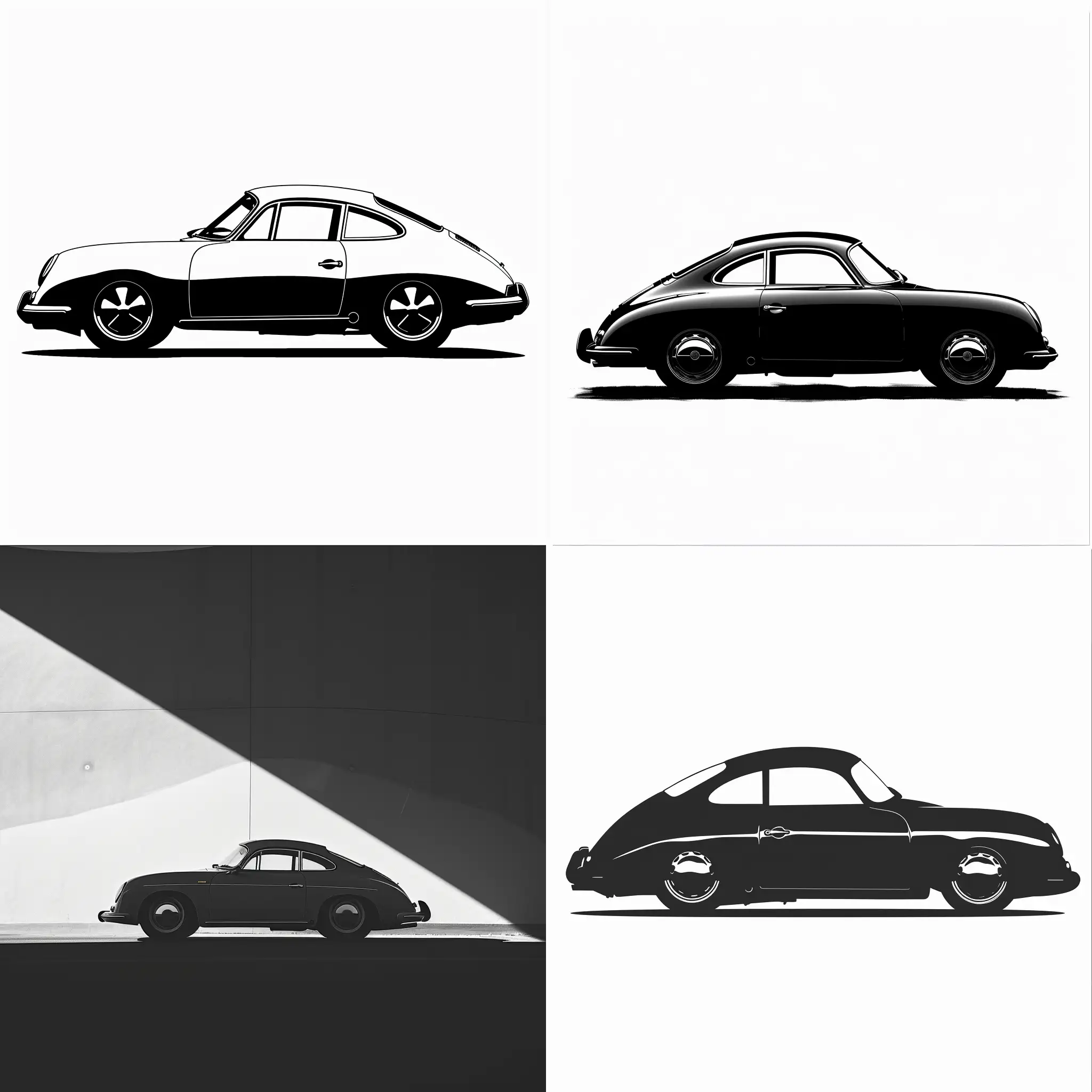 Sleek-356-Porsche-Silhouette-Iconic-Logo-in-Precise-Detail