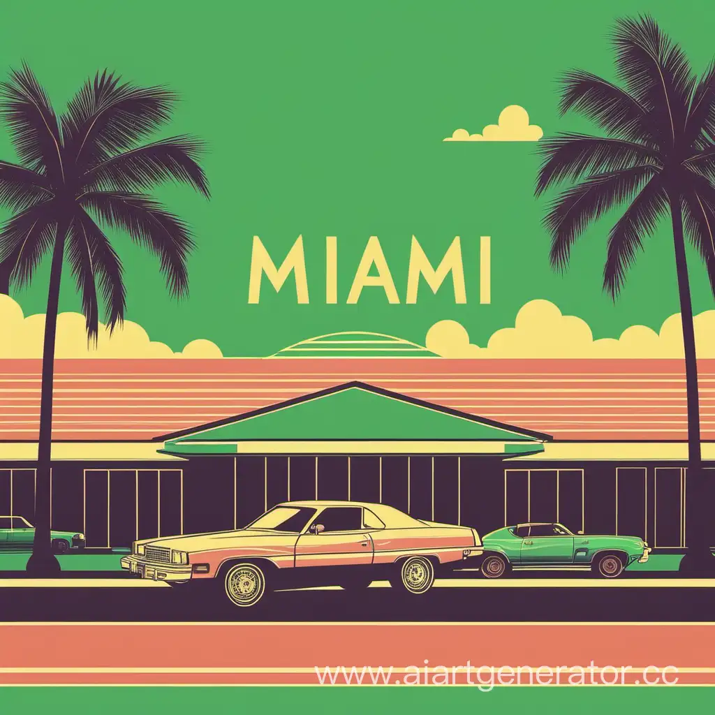 Retro-Miami-Vibes-Nostalgic-Scene-with-a-Modern-Twist