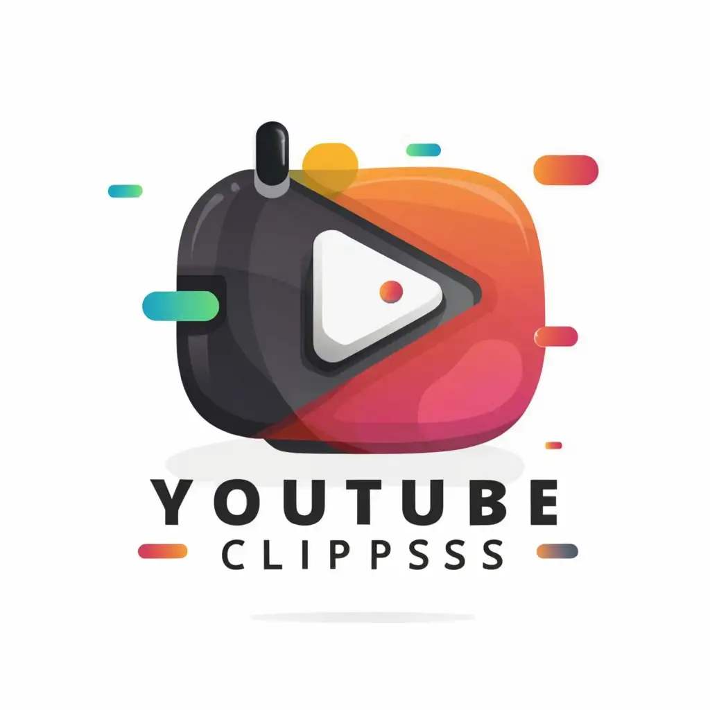 LOGO-Design-For-YouTubeClips-Dynamic-YouTube-Symbol-with-Clear-Background