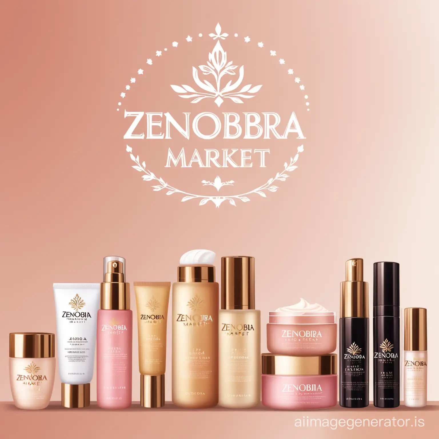Zenobia Market logo 
Makeup and skincare