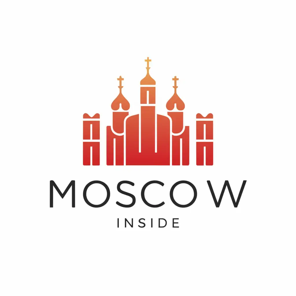 a logo design,with the text 'Moscow inside', main symbol:Moscow,Moderate, be used in Entertainment industry, clear background