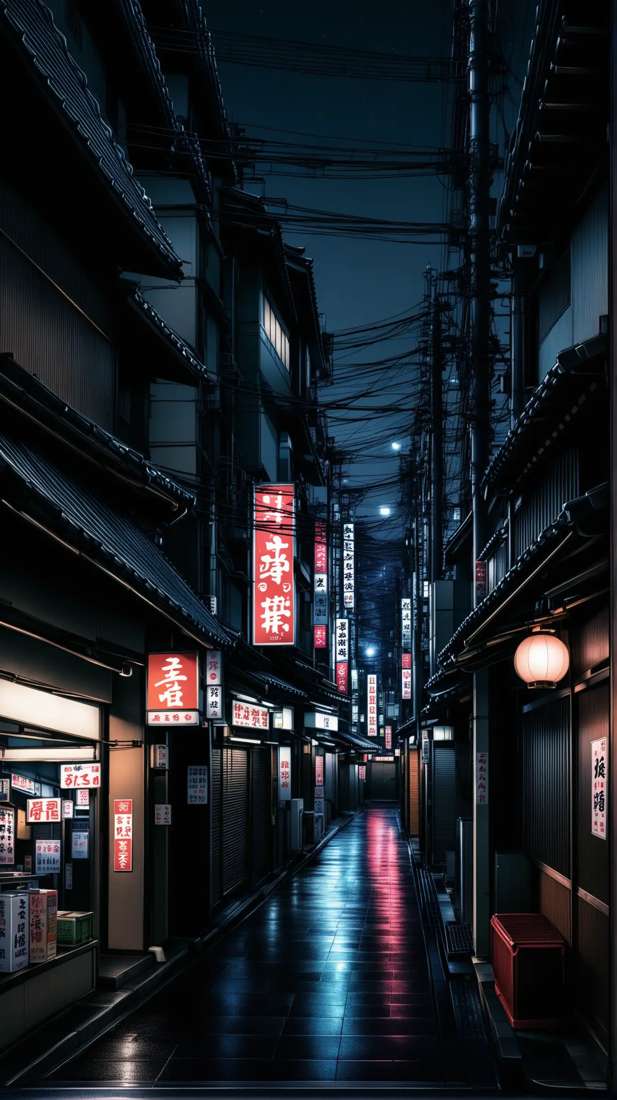 Tokyo Night Cityscape HyperRealistic Urban Landscape
